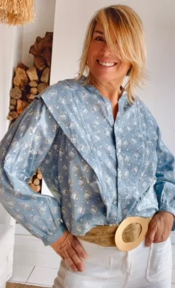 Blusa Andrea azul