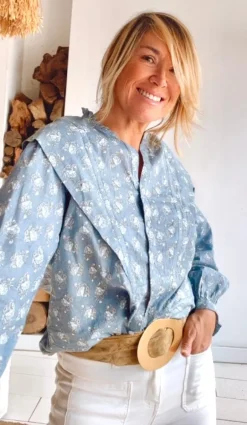 Blusa Andrea azul