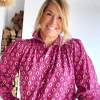 Blusa Barbate buganvilla