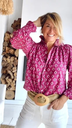 Blusa Barbate buganvilla