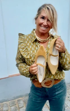 Blusa oliva curry