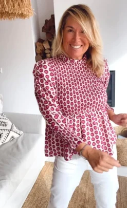 Blusa Philadelphia buganvilla