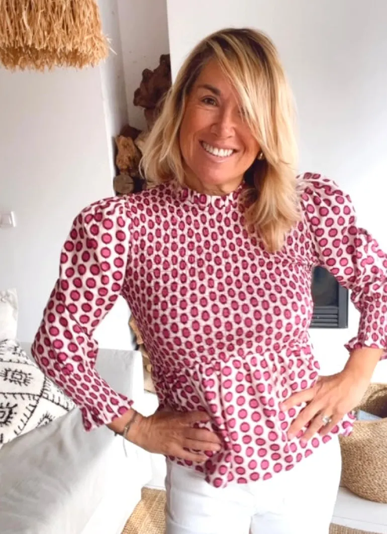Blusa Philadelphia buganvilla