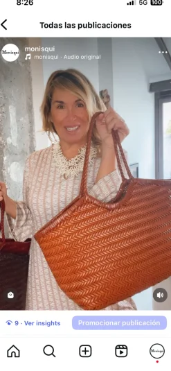 Bolso Capricho grande camel