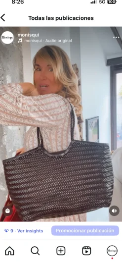 Bolso Capricho grande chocolate