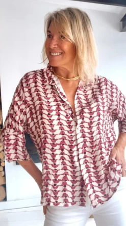 Camisa Alba buganvilla