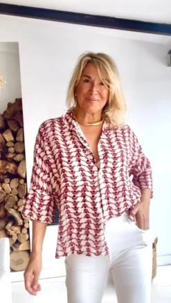 Camisa Alba buganvilla