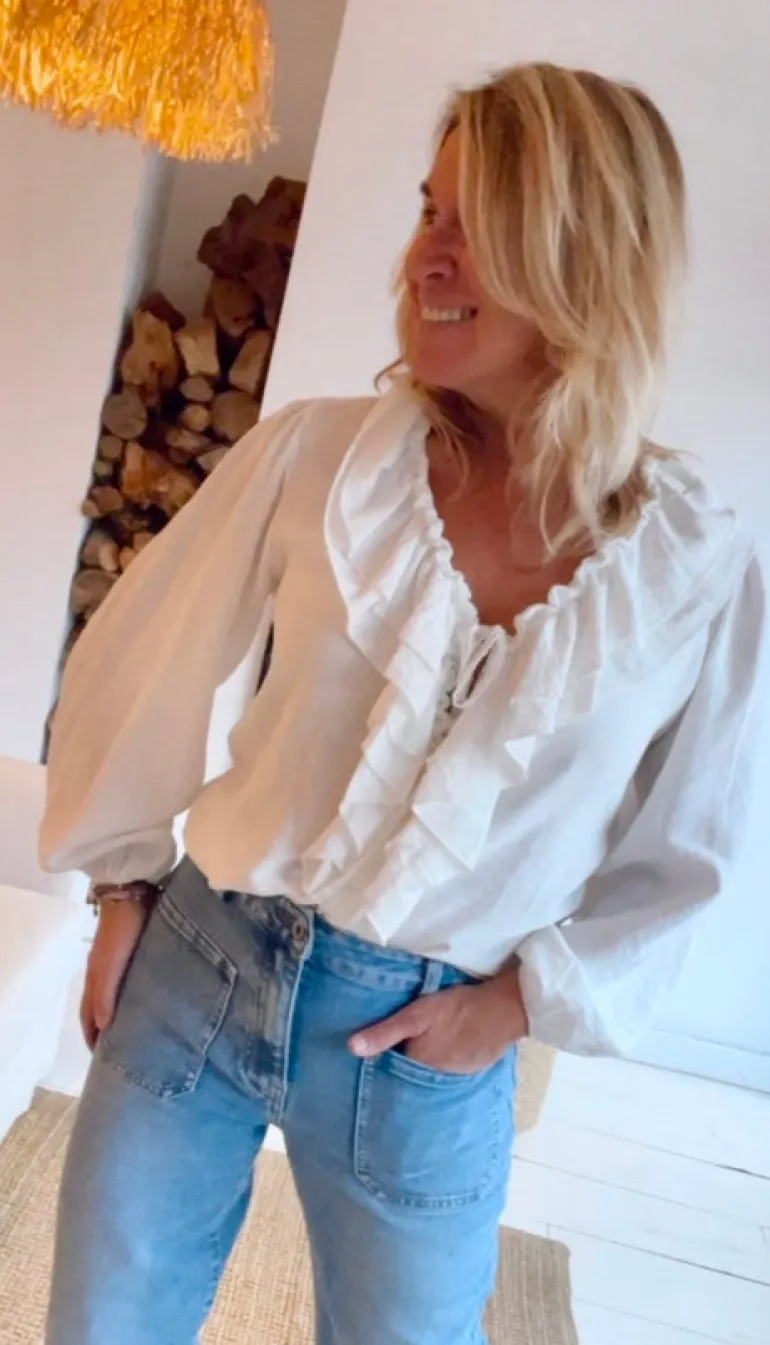 Camisa Bolonia blanco
