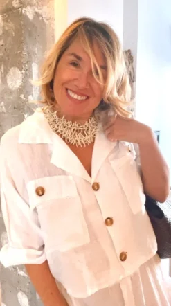 Camisa Malú blanca