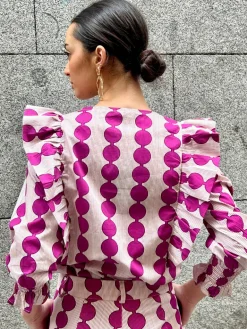 Camisa Sunset buganvilla