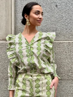 Camisa Sunset verde