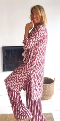 Chaqueta buganvilla