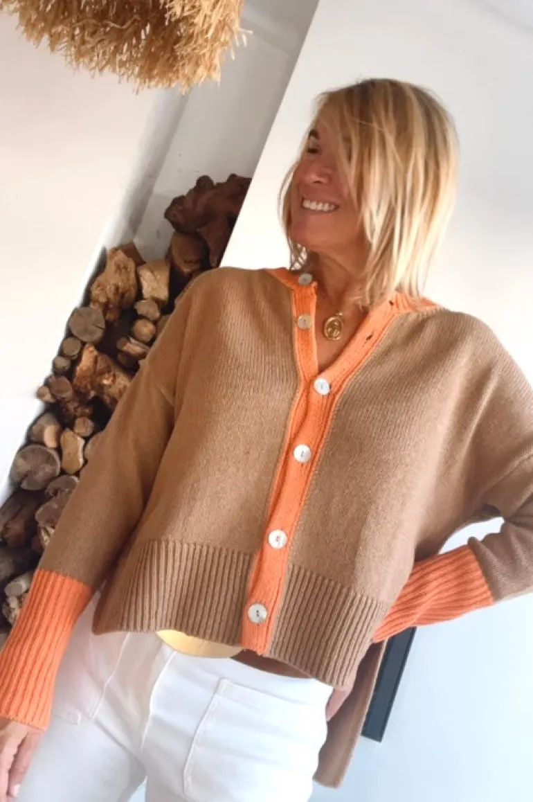Chaqueta Suiza camel