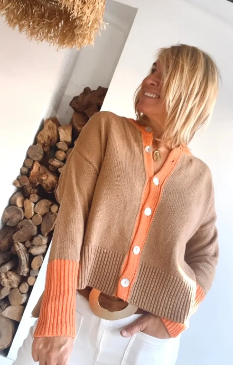 Chaqueta Suiza camel