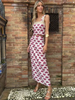 Falda loto rosa
