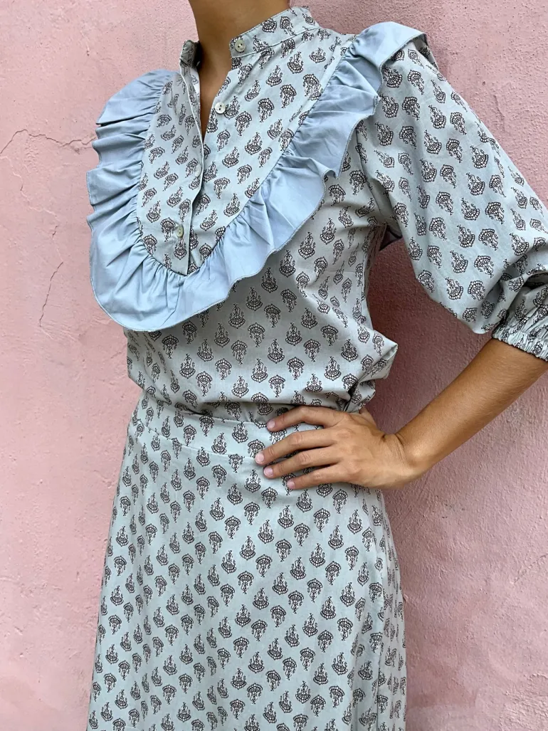 Falda Mencía gris