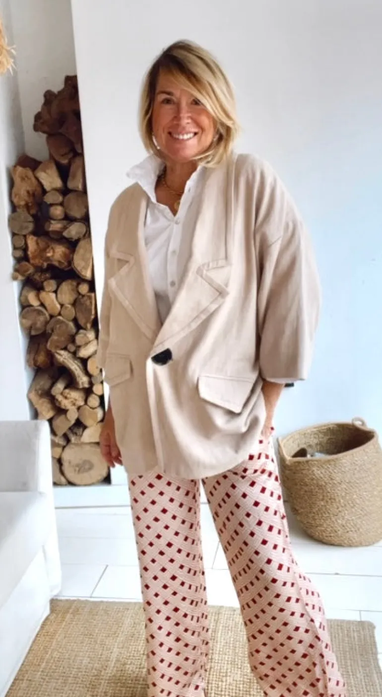 Pantalón Génova rojo