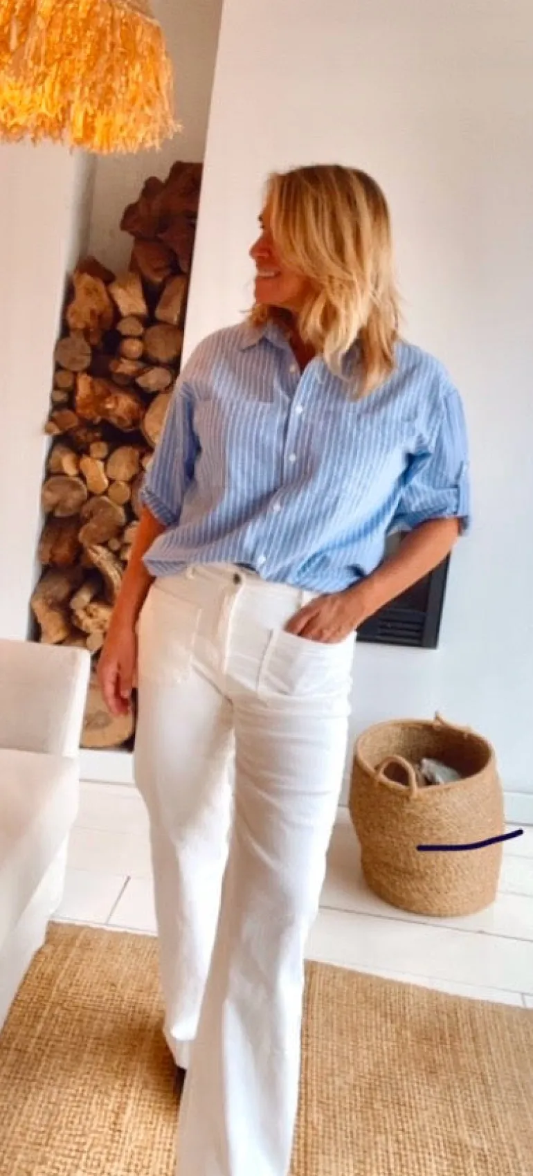 Pantalón Madison blanco
