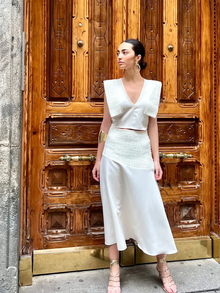 Traje Harbour beige