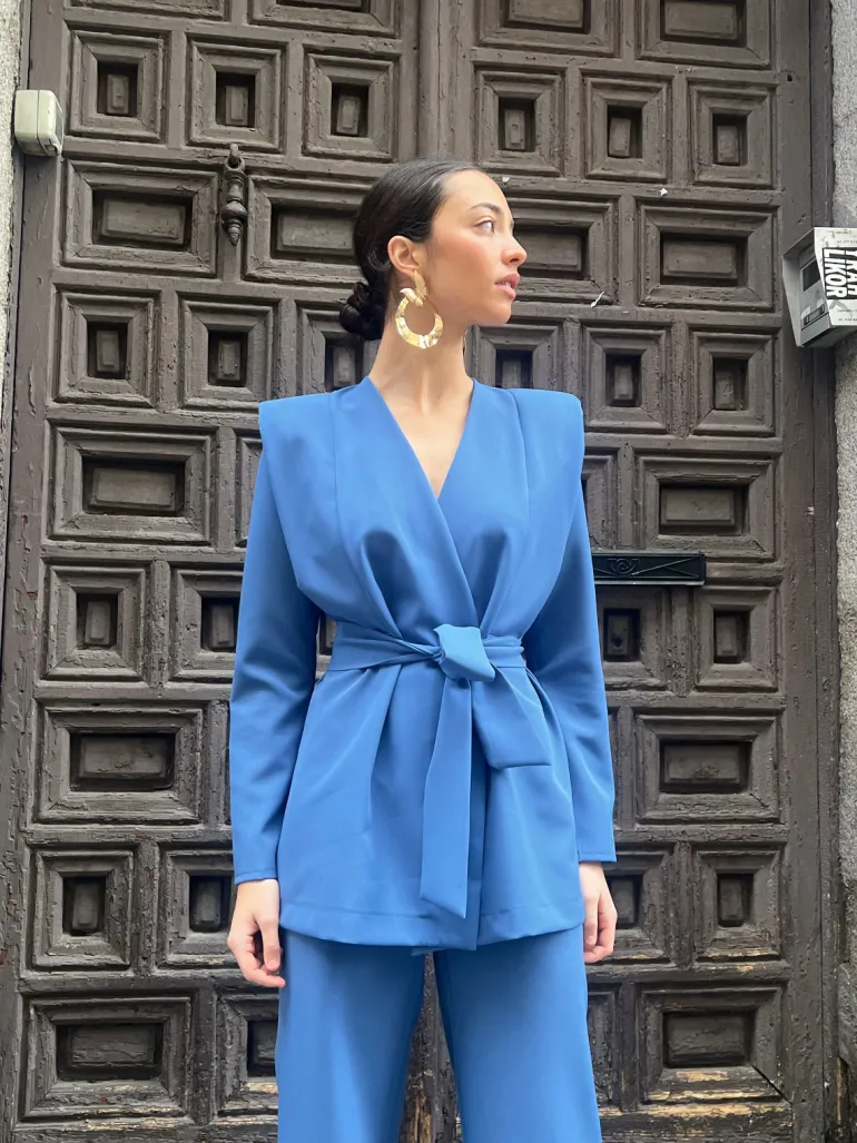 Traje Santorini azul