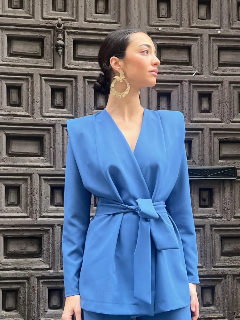 Traje Santorini azul