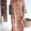 Vestido Africa marrón