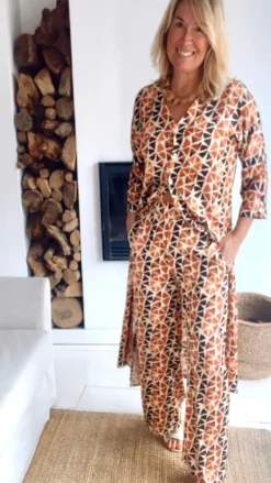Vestido Africa marrón