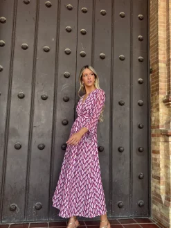 Vestido Bailma buganvilla (PREVENTA)