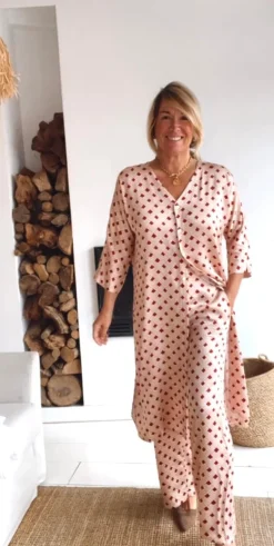 Vestido Génova rojo