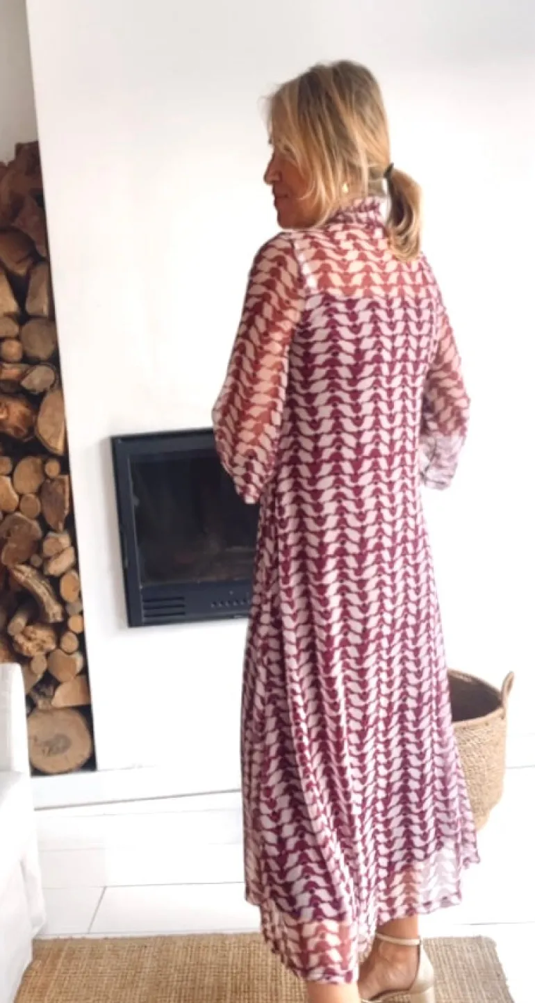 Vestido Kuogue morado