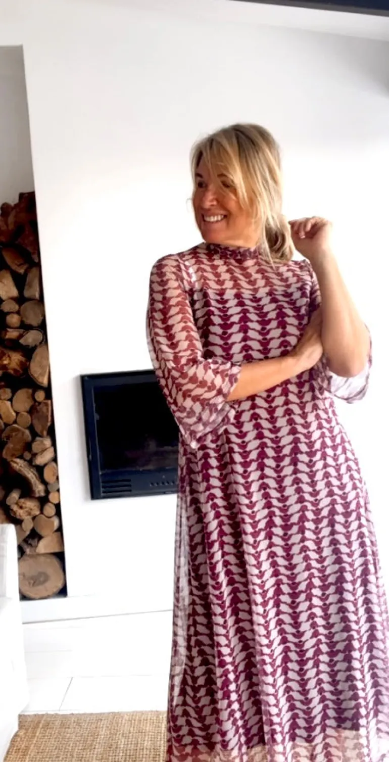 Vestido Kuogue morado