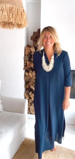 Vestido Laura marino