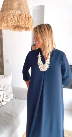 Vestido Laura marino