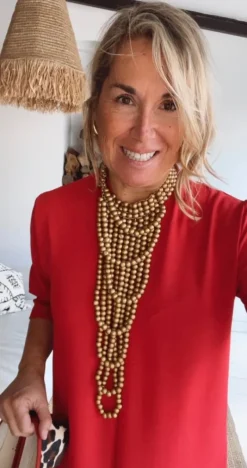 Vestido Laura rojo