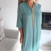 Vestido Laura verde agua