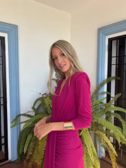 Vestido Manhattan fucsia