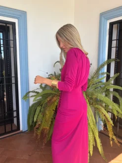 Vestido Manhattan fucsia
