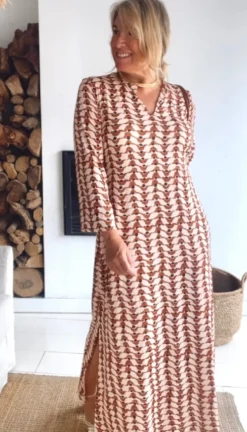 Vestido Marilyn marrón