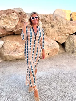 Vestido Praga blue