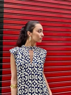 Vestido Siena azul